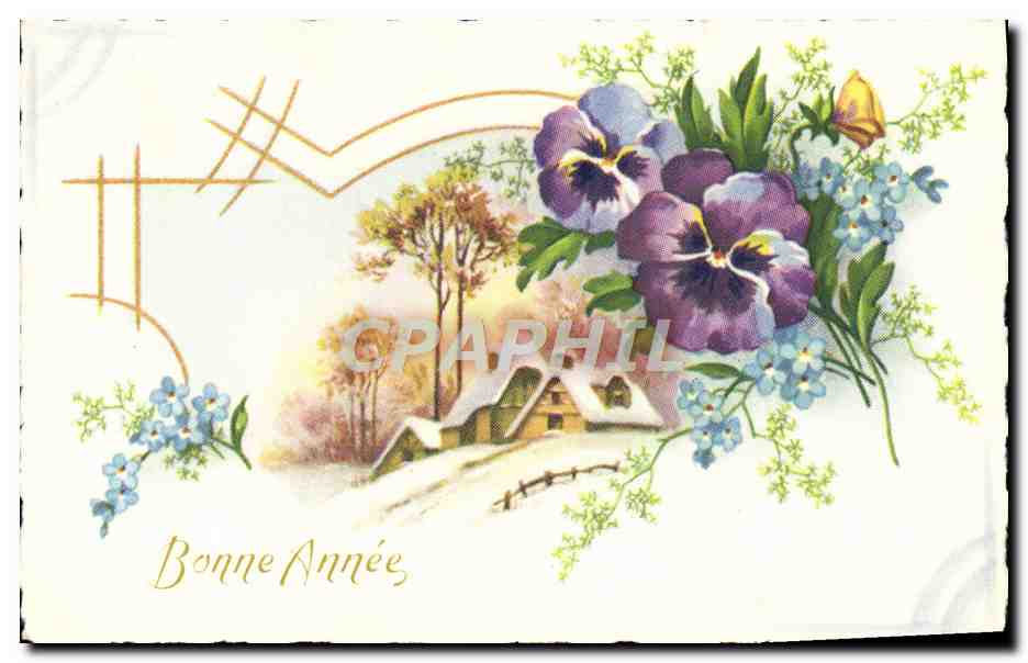 CPA Fantaisie Bonne annee