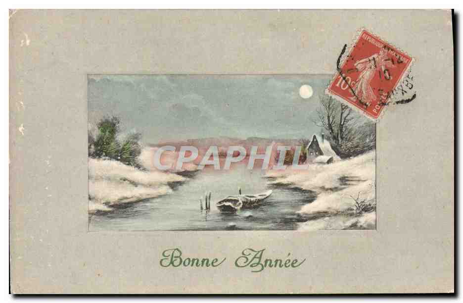 CPA Fantaisie Bonne annee