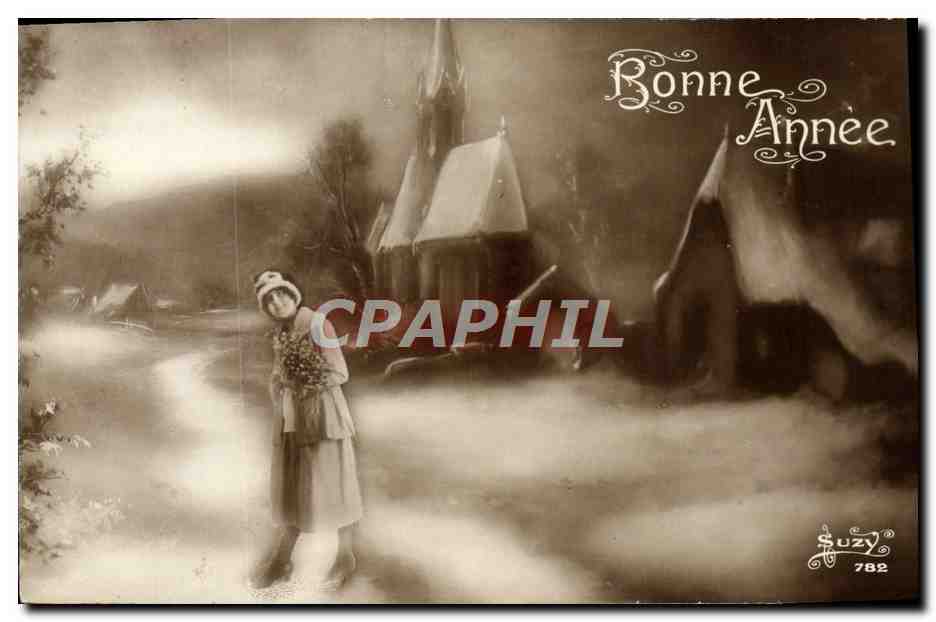 CPA Fantaisie Bonne annee