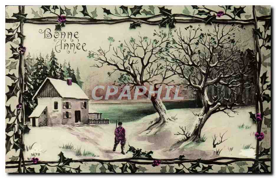 CPA Fantaisie Bonne annee