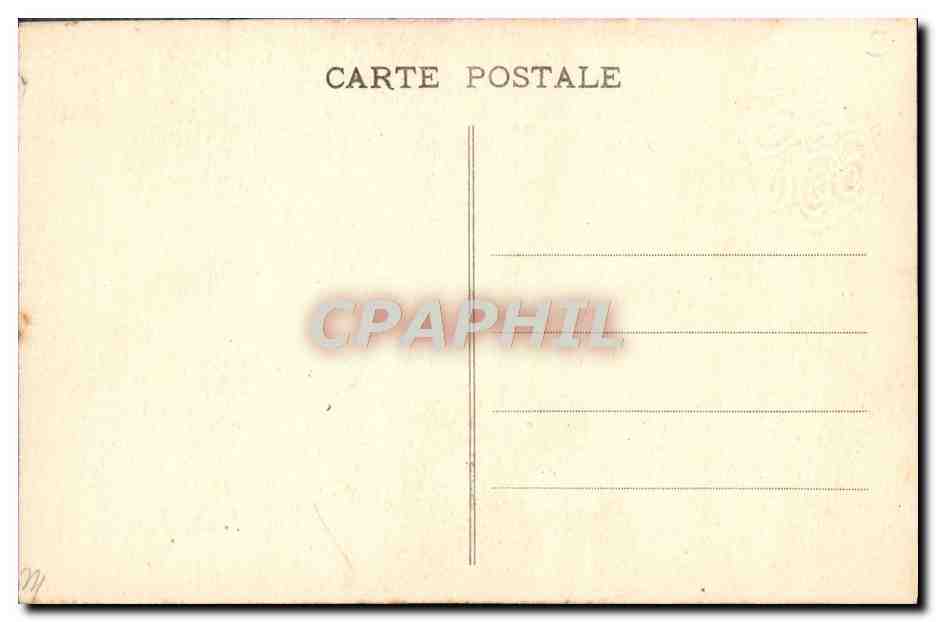 CPA Fantaisie Bonne annee — Rückseite