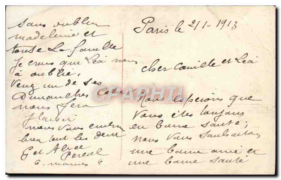 CPA Fantaisie Enfant Bebe — Rückseite