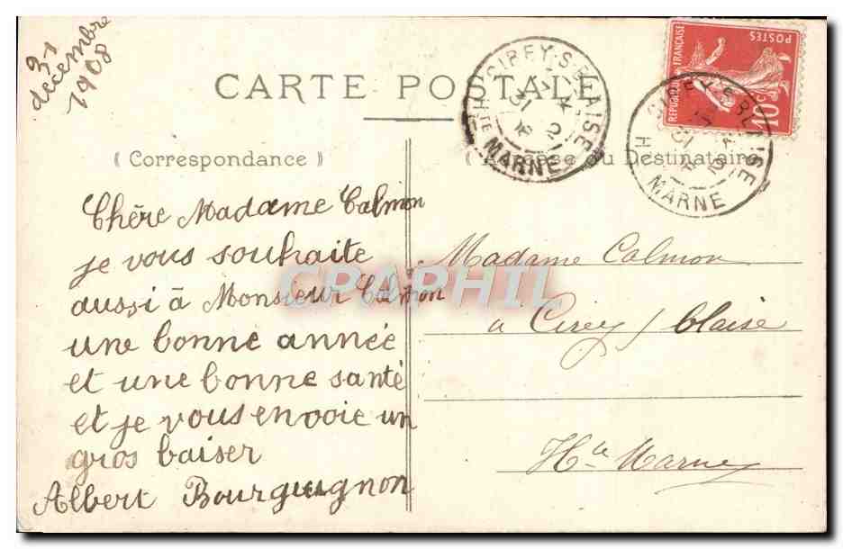 CPA Fantaisie Enfant — Rückseite