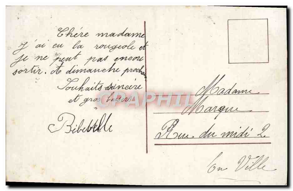 CPA Fantaisie Enfant — Rückseite