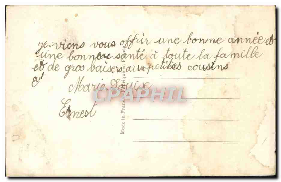 CPA Fantaisie Enfants — Rückseite