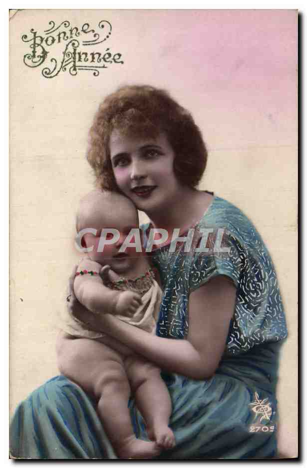 CPA Fantaisie Femme Enfant Bebe