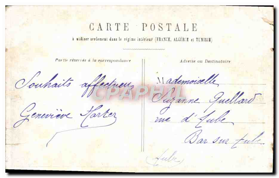 CPA Fantaisie Enfant — Rückseite