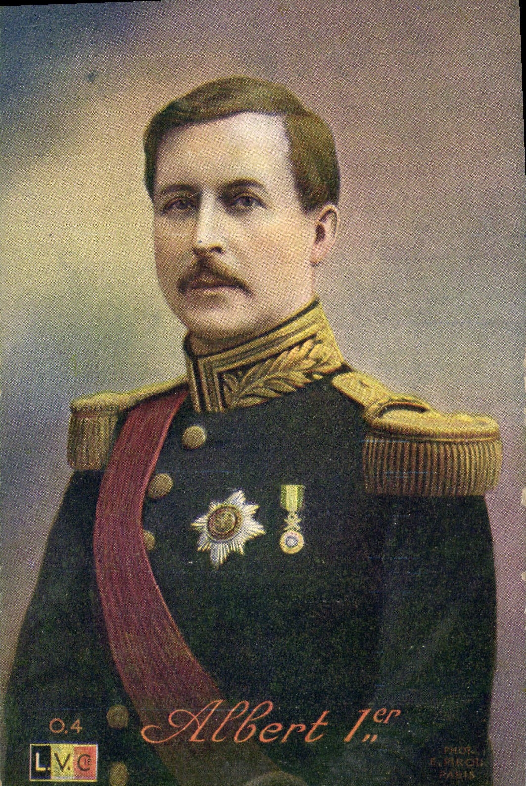 Albert Ier — Roi des Belges — Éditeur L.V.C. n° 0.4