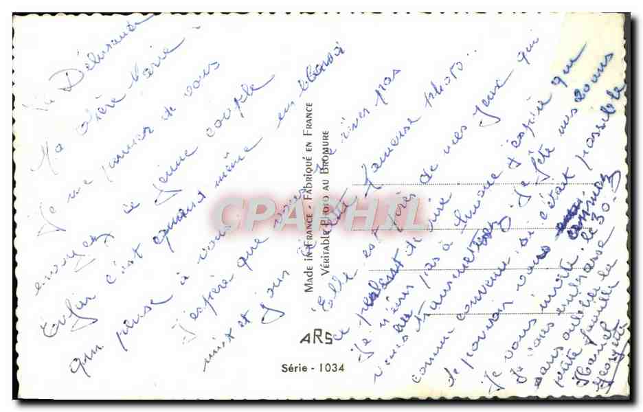 CPA Fantaisie Femme — Verso