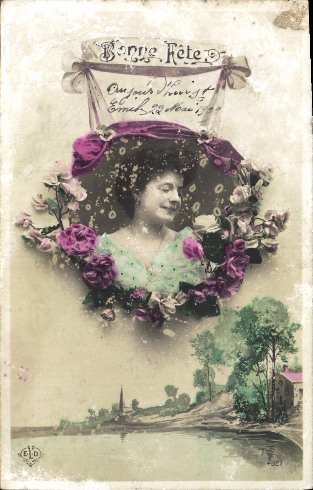 CPA Fantaisie Femme