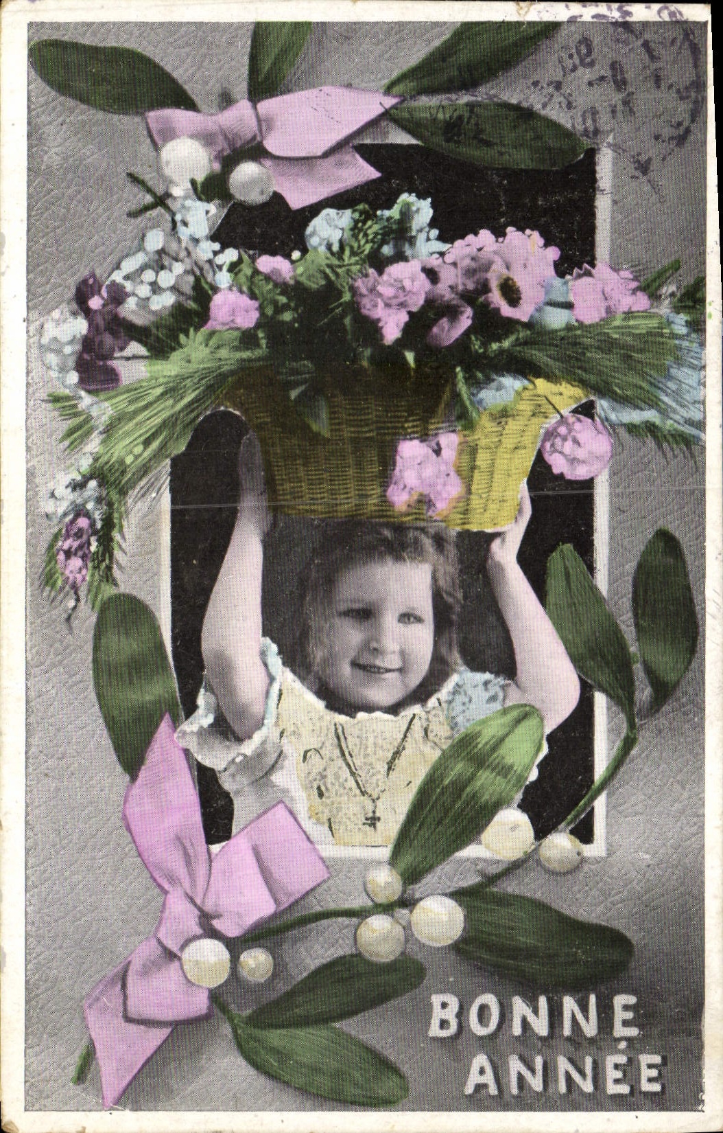 CPA Fantaisie Enfant Bonne Annee