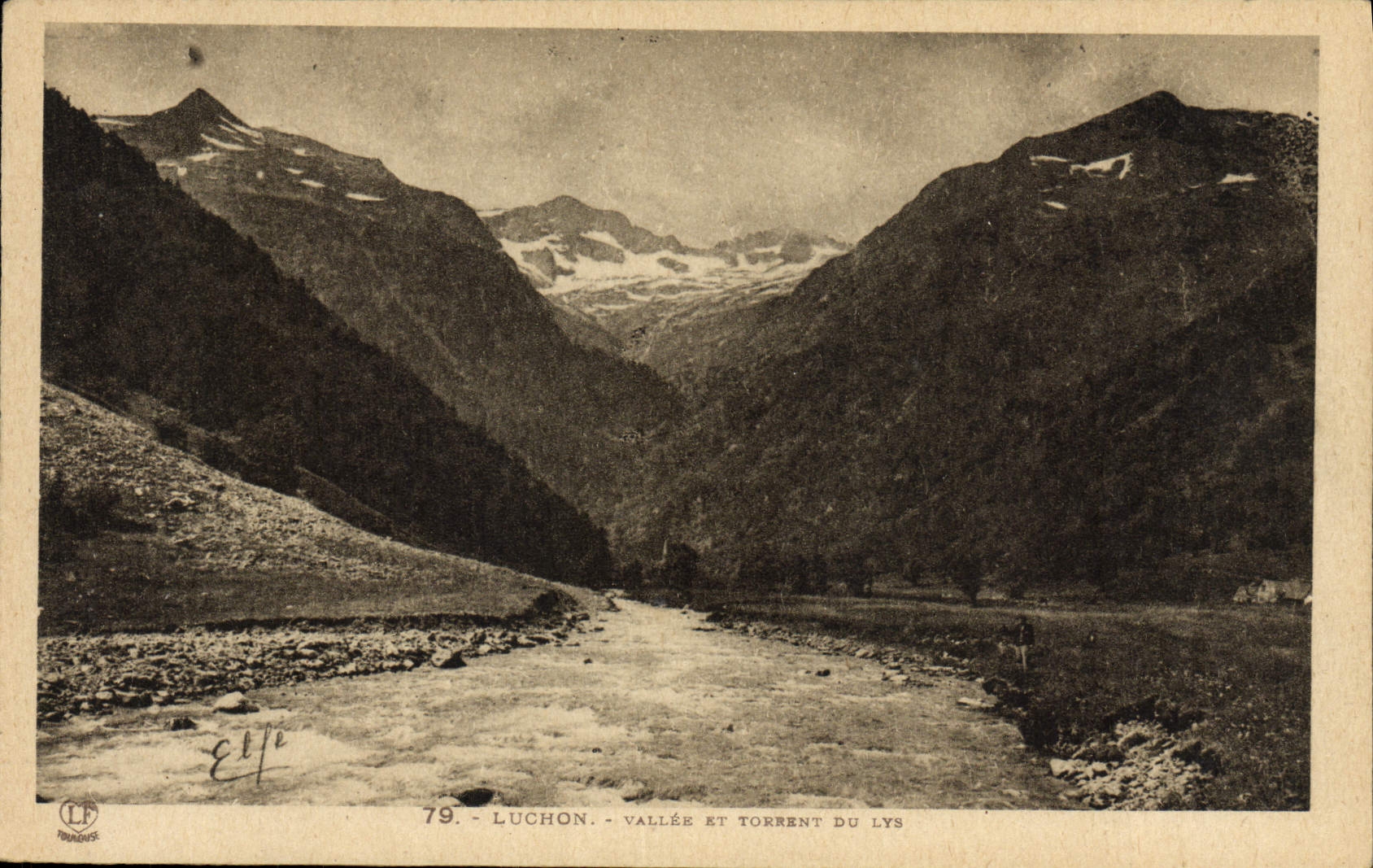 Luchon - Vallée et Torrent du Lys — série 79, éditeur LF Fabriouze