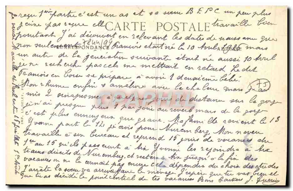 CPA Paris Les Fetes De La Victoire 14 juillet 1919 Le defile Troupes ecossaises Militaria — Rückseite