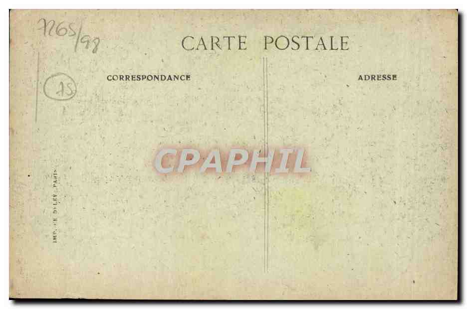 Fêtes de la Victoire à Paris — 14 juillet 1919 — Devant le Cénotaphe — La délégation Alsacienne-Lorraine — Éditeur BID — Rückseite