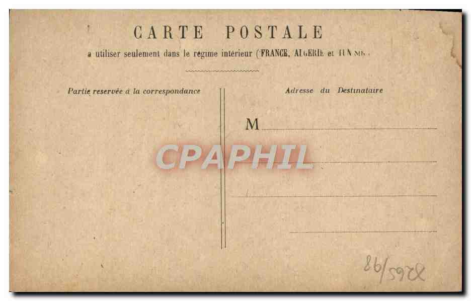 CPA Paris Eglise Saint Vincent de Paul Caleche Galeries Lafayette — Rückseite