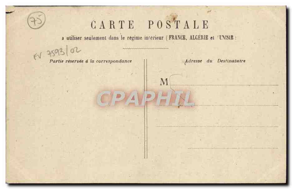 CPA Paris Eglise Saint Vincent de Paul Galeries Lafayette — Reverso