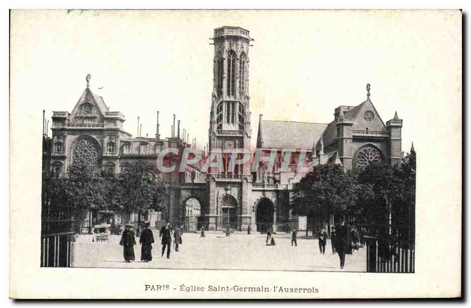 CPA Paris Eglise Saint Germain l'Auxerrois