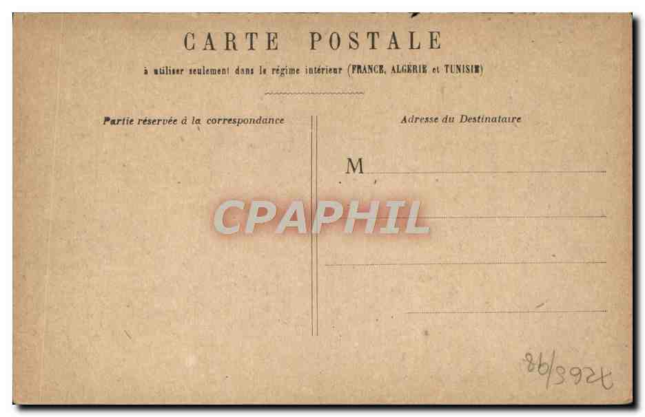 CPA Paris L'Arc de Triomphe du Carrousel — Rückseite