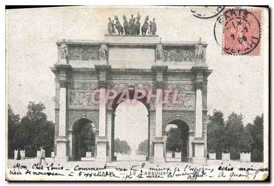 CPA Paris Le Carrousel