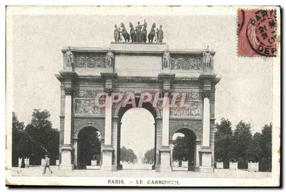CPA Paris Le Carrousel