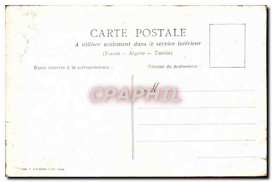 CPA Paris Le Carrousel — Rückseite