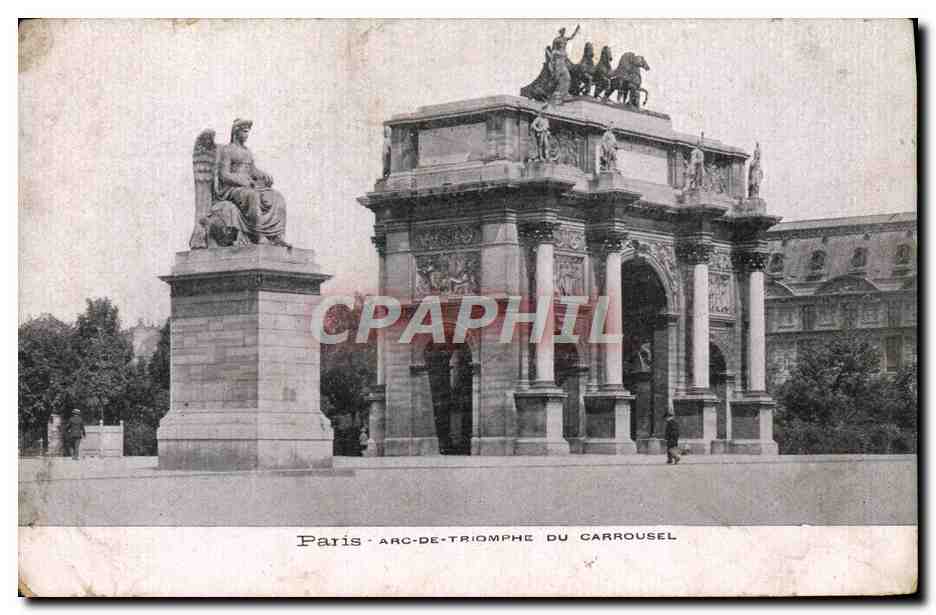 CPA Paris Arc De Triomphe Du Carrousel