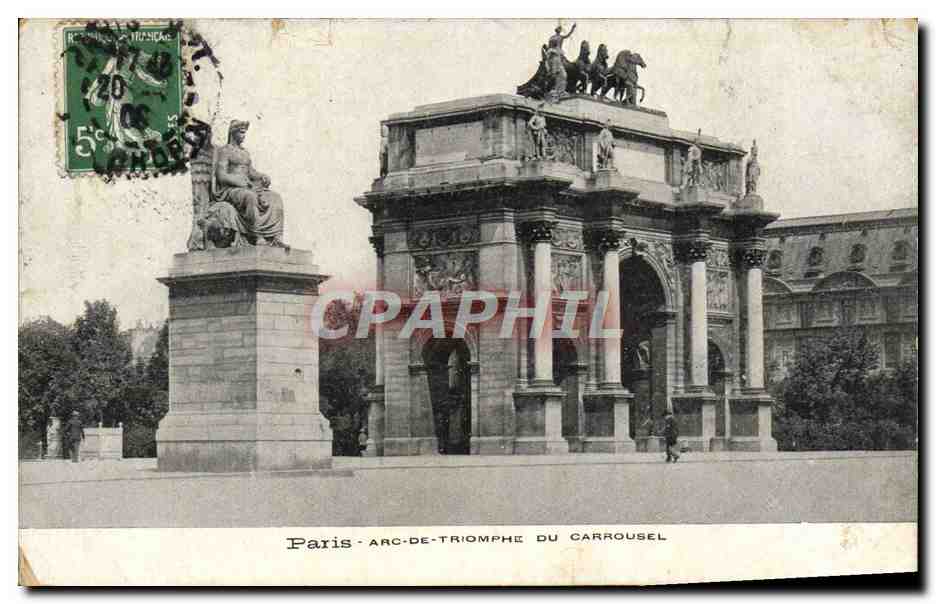 CPA Paris Arc De Triomphe Du Carrousel