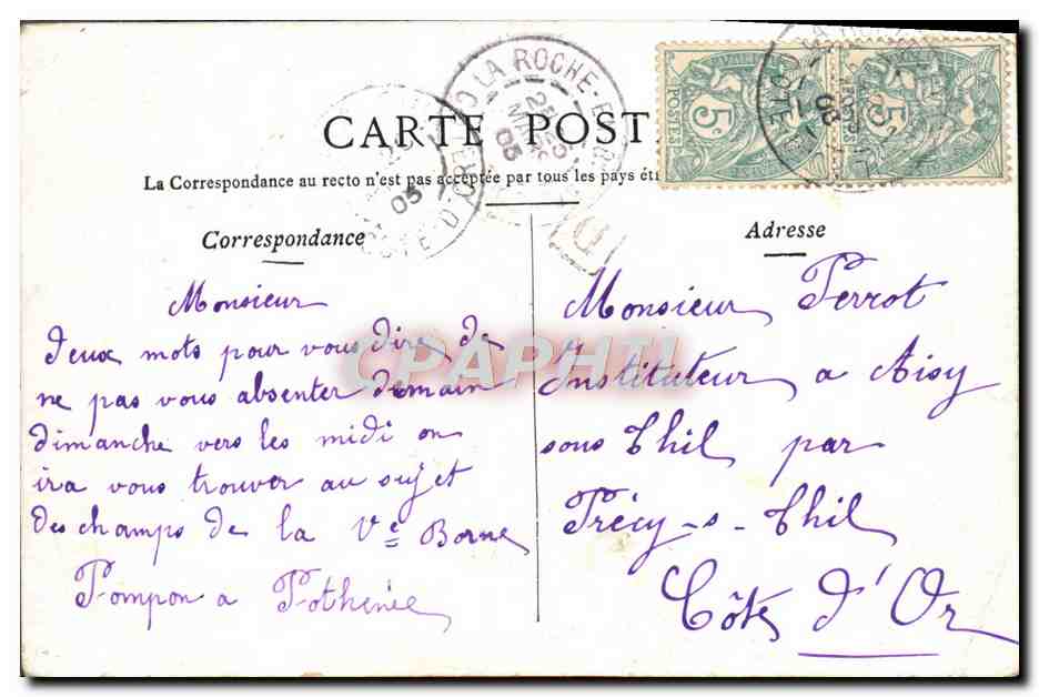 CPA Paris Arc De Triomphe Du Carrousel — Verso