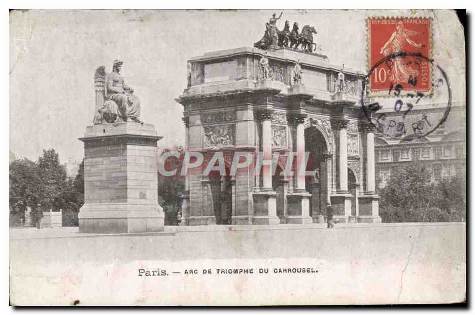CPA Paris Arc De Triomphe Du Carrousel