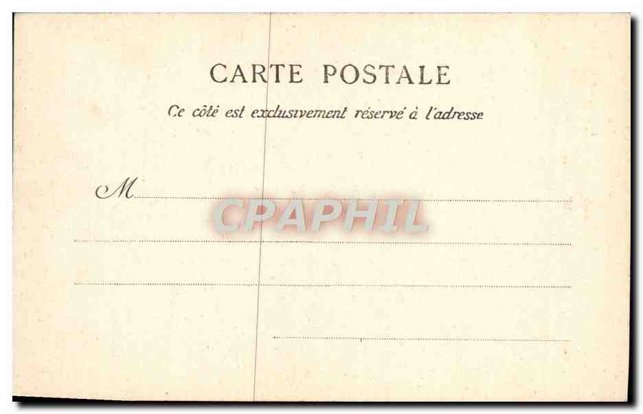 CPA Paris Palais du Senat — Rückseite