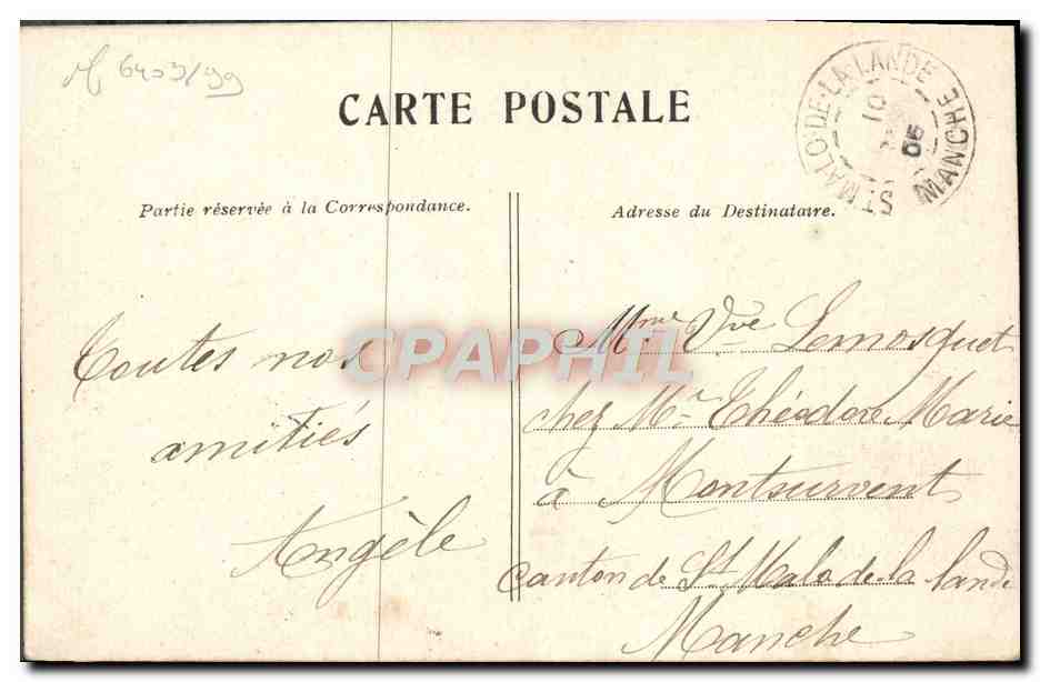 CPA Paris La Chambre Des Deputes Omnibus — Rückseite