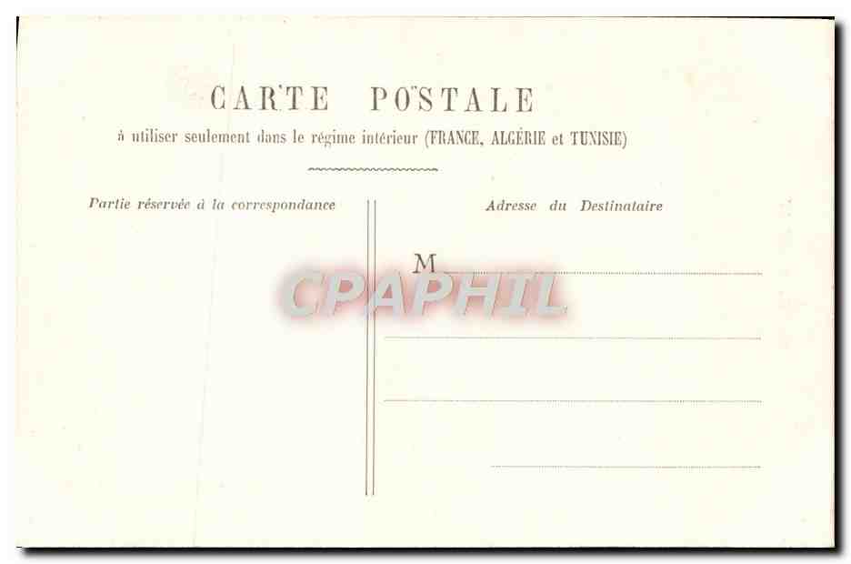 CPA Fantaisie Oeuf Paques — Rückseite