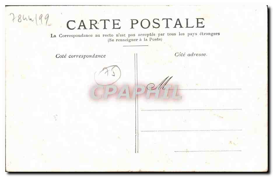 CPA Paris Arc de Triomphe aux Tuileries — Rückseite