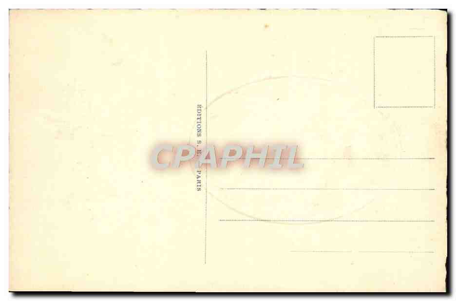 CPA Fantaisie Femme — Verso