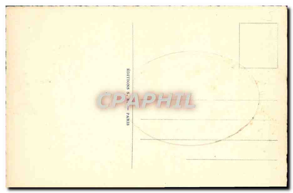 CPA Fantaisie Femme — Verso