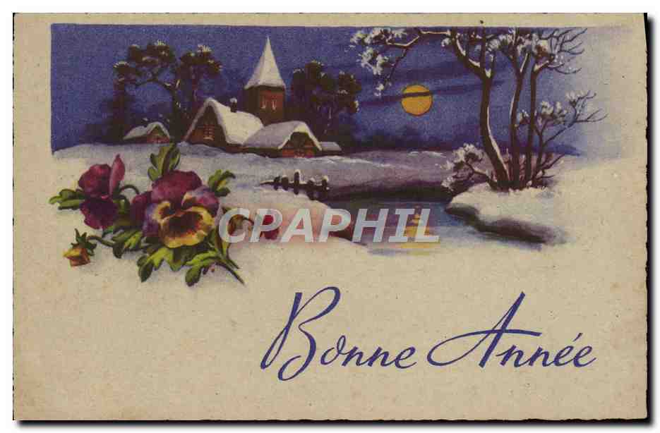 CPA Fantaisie Bonne annee