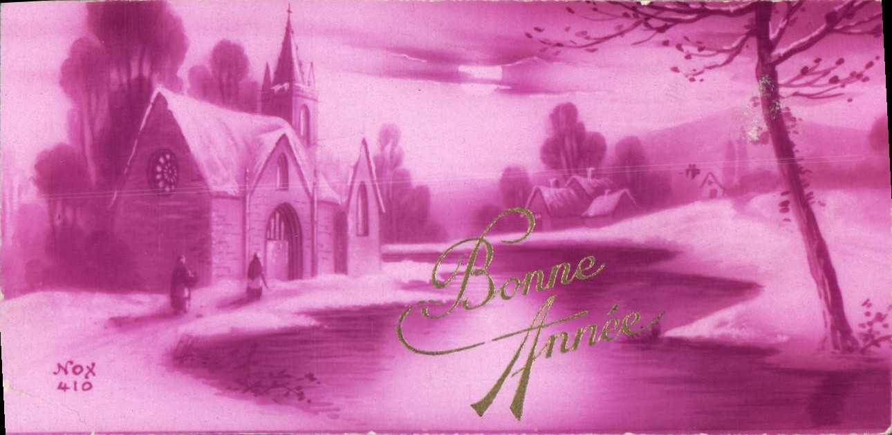CPA Fantaisie Bonne annee