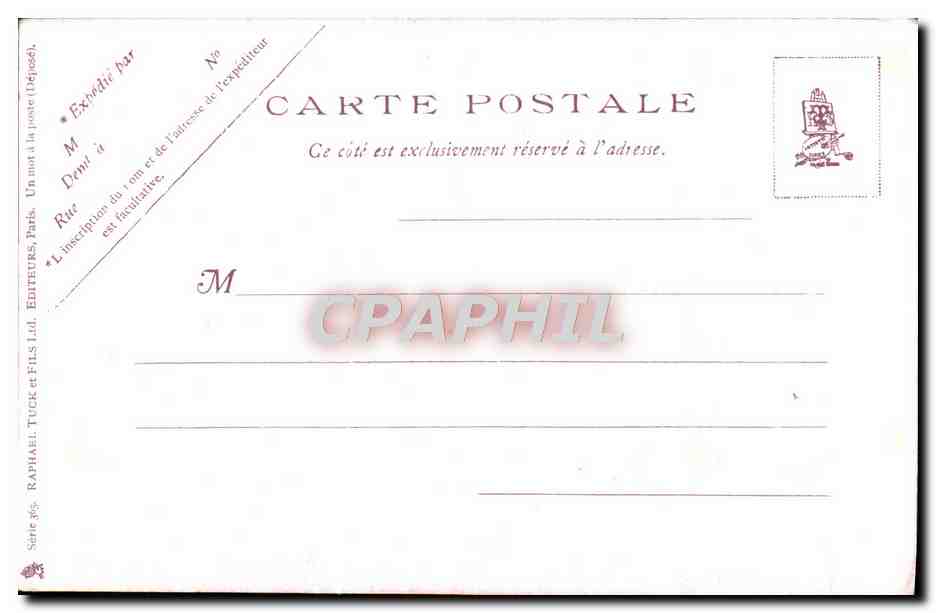 CPA Fantaisie  — Verso