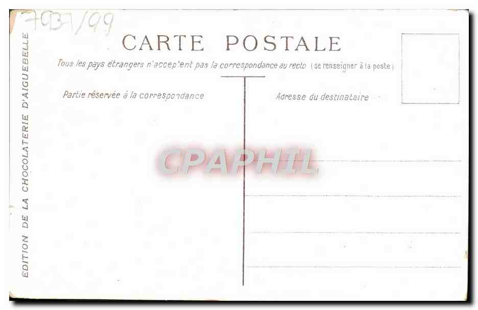 CPA Fantaisie Barque peche Pecheur — Verso