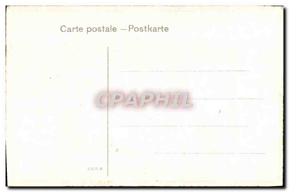 CPA Fantaisie A la campagne Cheval  — Verso