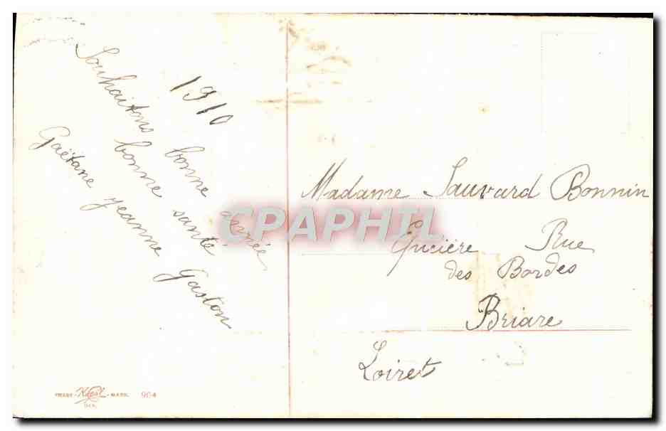 CPA Fantaisie Enfant — Rückseite