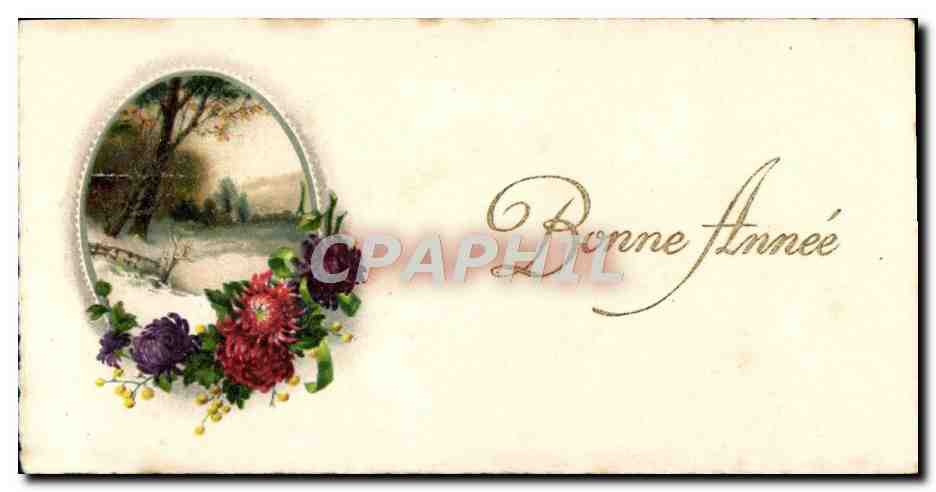 CPA Fantaisie Bonne annee