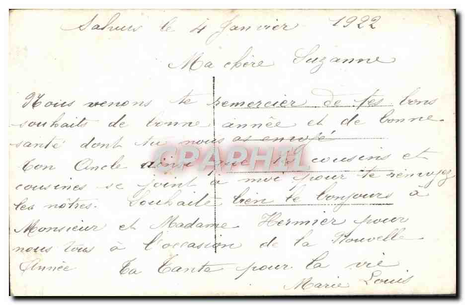 CPA Fantaisie Enfant — Rückseite