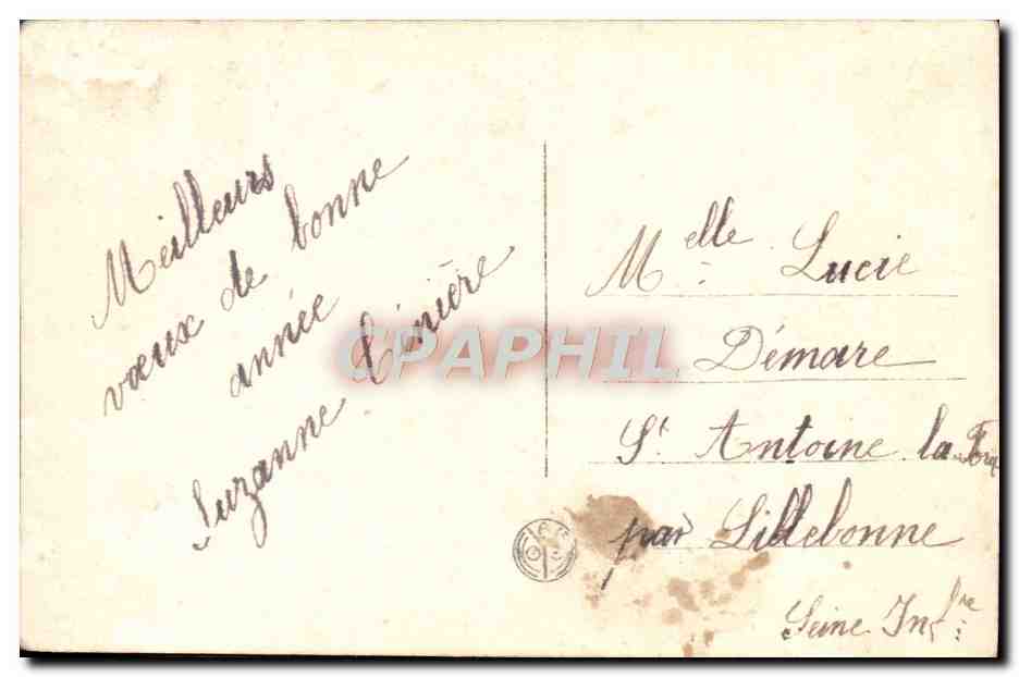 CPA Fantaisie Enfant — Rückseite