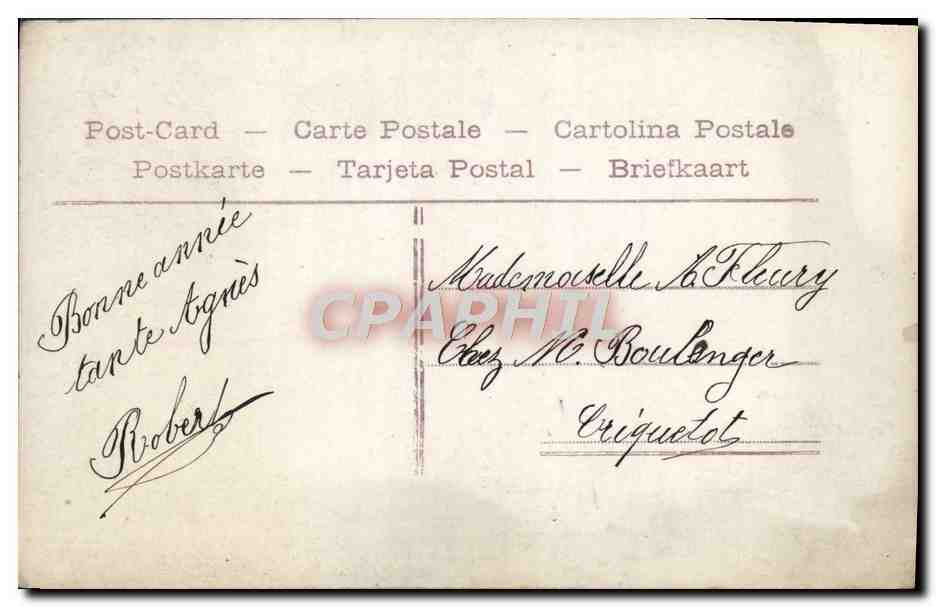 CPA Fantaisie Enfant — Rückseite