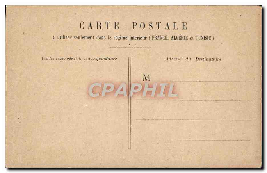 CPA Paris La Conciergerie — Verso