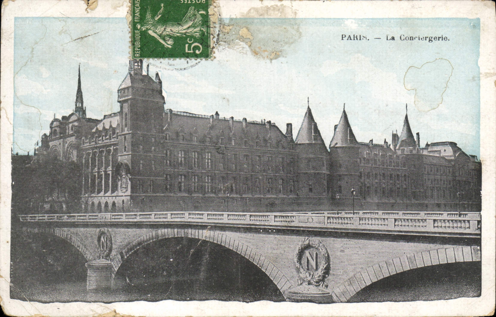 Paris — La Conciergerie — Verlag unbekannt, Seriennummer nicht sichtbar