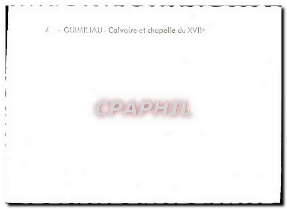 CPM Guimiliau Calvaire Et Chapelle Du 17eme — Rückseite