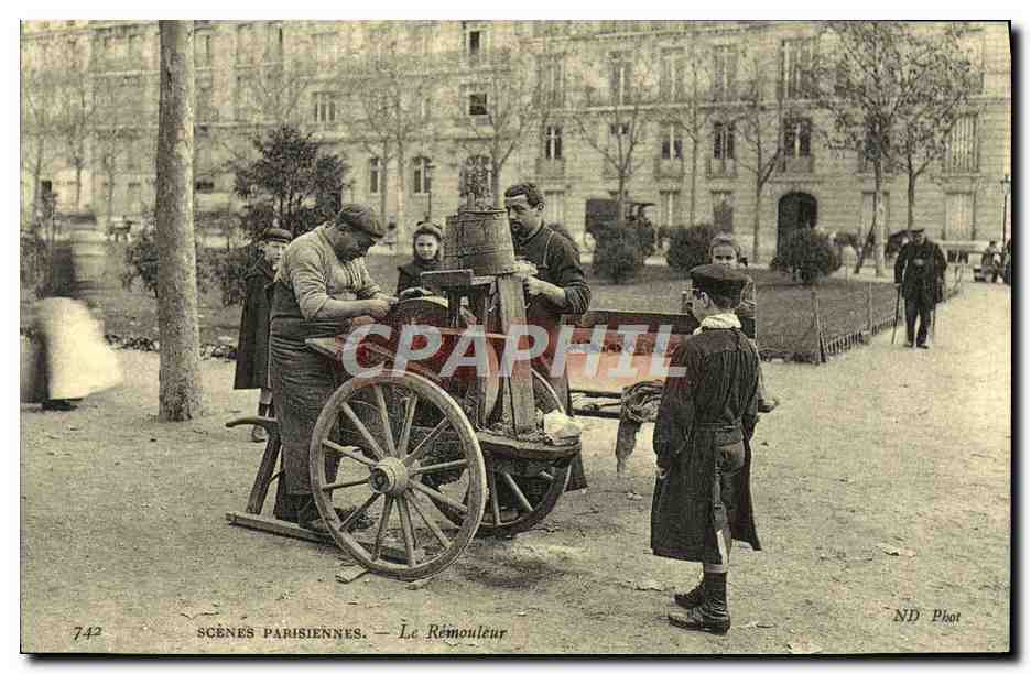REPRO Scenes Parisiennes Le Remouleur