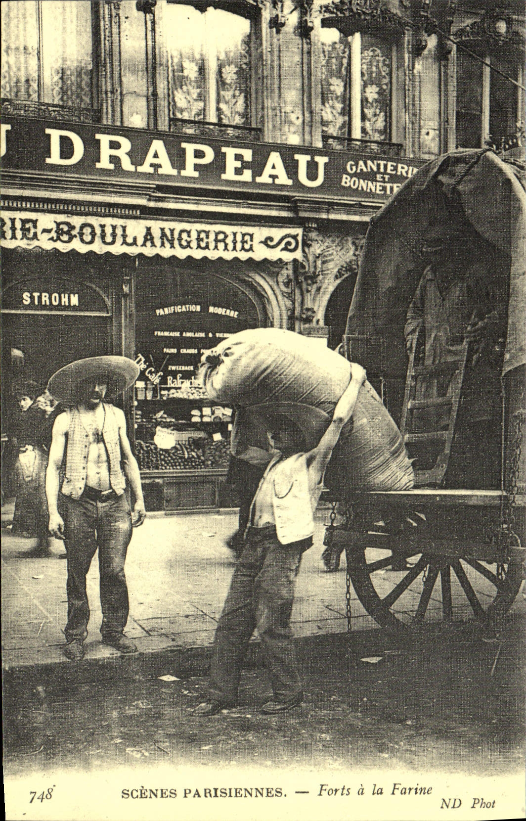 REPRO Scenes Parisiennes Forts A La Farine